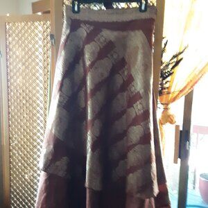 Tibetan Silk Wrap Skirt
